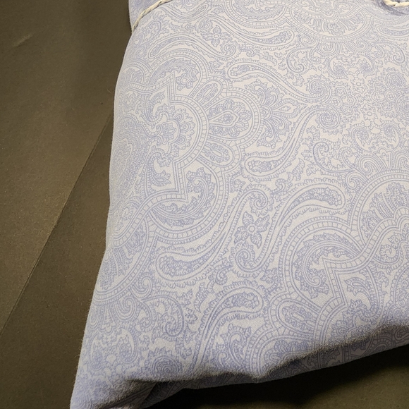 Vintage Ralph Lauren Elegant Blue Paisley Sheet Set - Picture 2 of 4